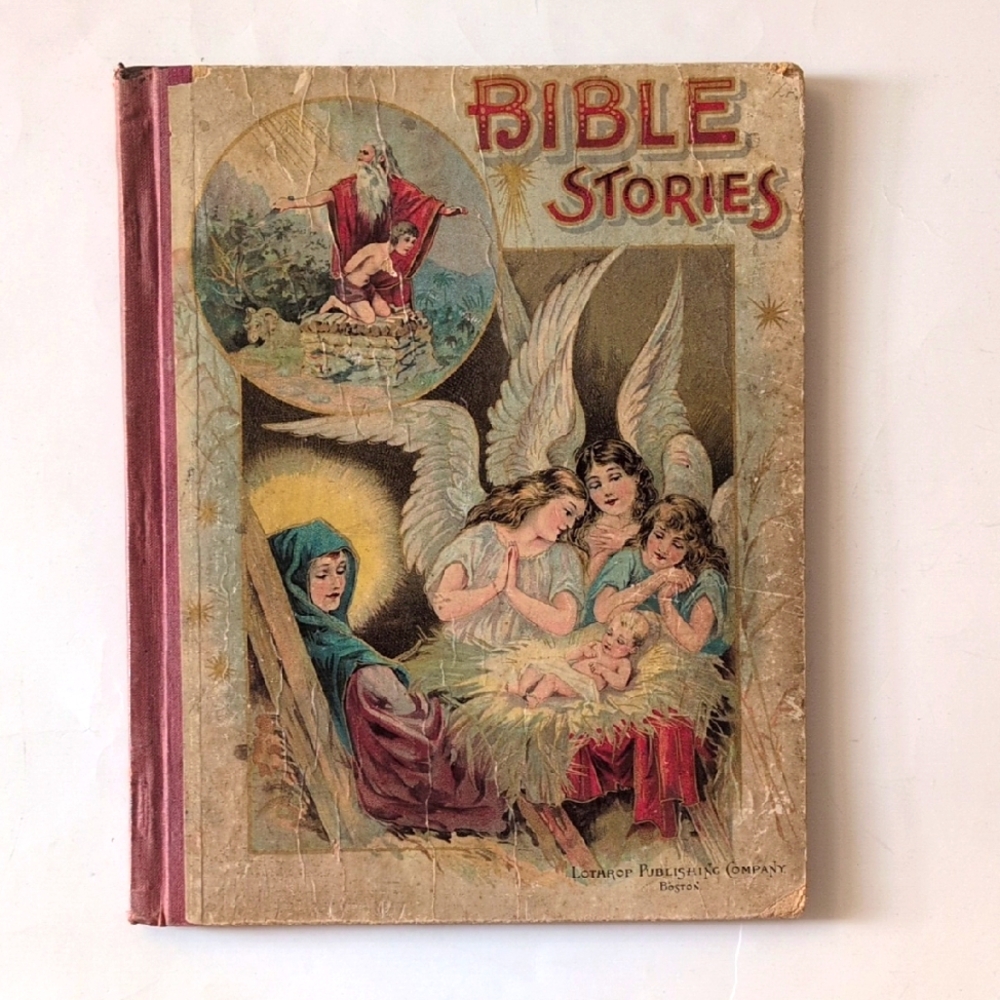 Bible Stories - late 1800s Victorian Kid's book
